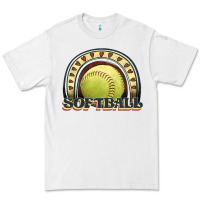 White softball rainbow Premium Tee - JahusDesignShop