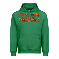 Emerald turkey thanksgiving pumpkin libbey glass Urban Hoodie - BundleAndBundleShop