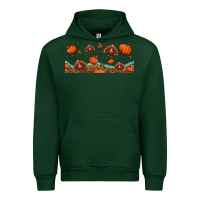 Forest Green turkey thanksgiving pumpkin libbey glass Urban Hoodie - BundleAndBundleShop