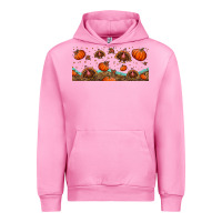 Turkey Thanksgiving Pumpkin Libbey Glass Urban Hoodie | Teevron