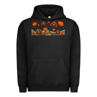 Pigment Black turkey thanksgiving pumpkin libbey glass Urban Hoodie - BundleAndBundleShop