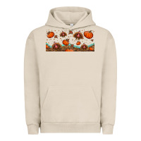 Pigment French Oak turkey thanksgiving pumpkin libbey glass Urban Hoodie - BundleAndBundleShop