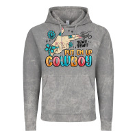 Cloud Rock western turquoise put em up cowboy Vintage Hoodie - MaliasSmallBusiness