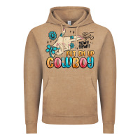 Vintage Coffee western turquoise put em up cowboy Vintage Hoodie - MaliasSmallBusiness