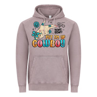 Vintage Zinc western turquoise put em up cowboy Vintage Hoodie - MaliasSmallBusiness
