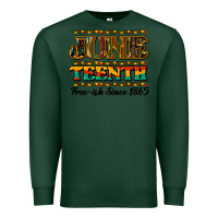 Sports Green Juneteenth Premium Sweatshirt - HowdyJamesFarm