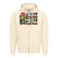 Sandshell Howdy howdy howdy Christmas Zipper Hoodie - NancyCooperArtShop