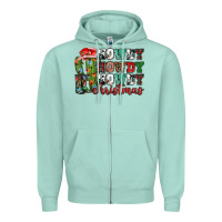 Seafoam Howdy howdy howdy Christmas Zipper Hoodie - NancyCooperArtShop