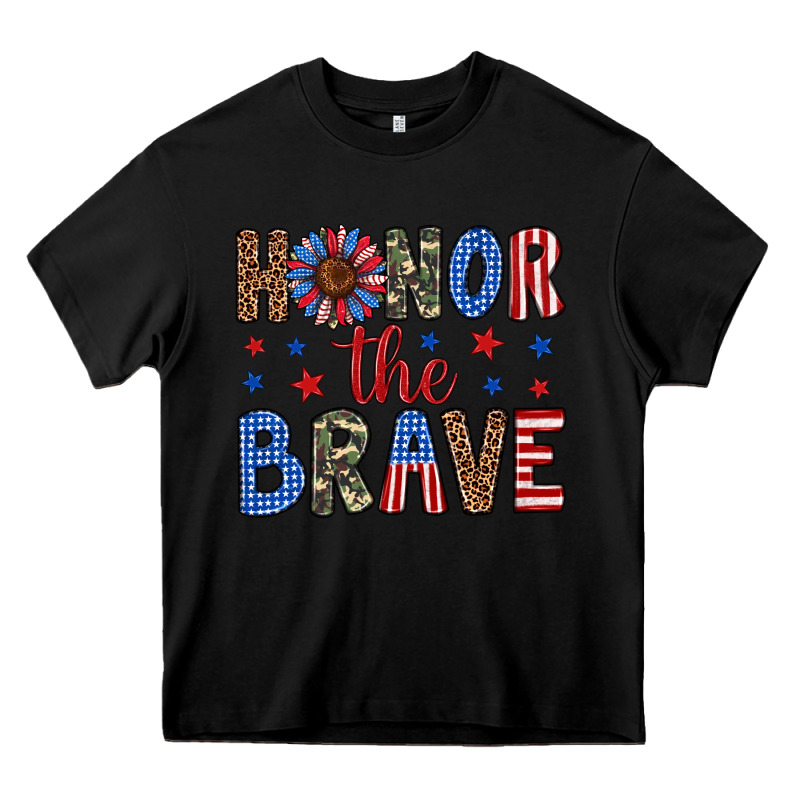 Honor The Brave Heavy Core Tee by Artiststas | Teevron