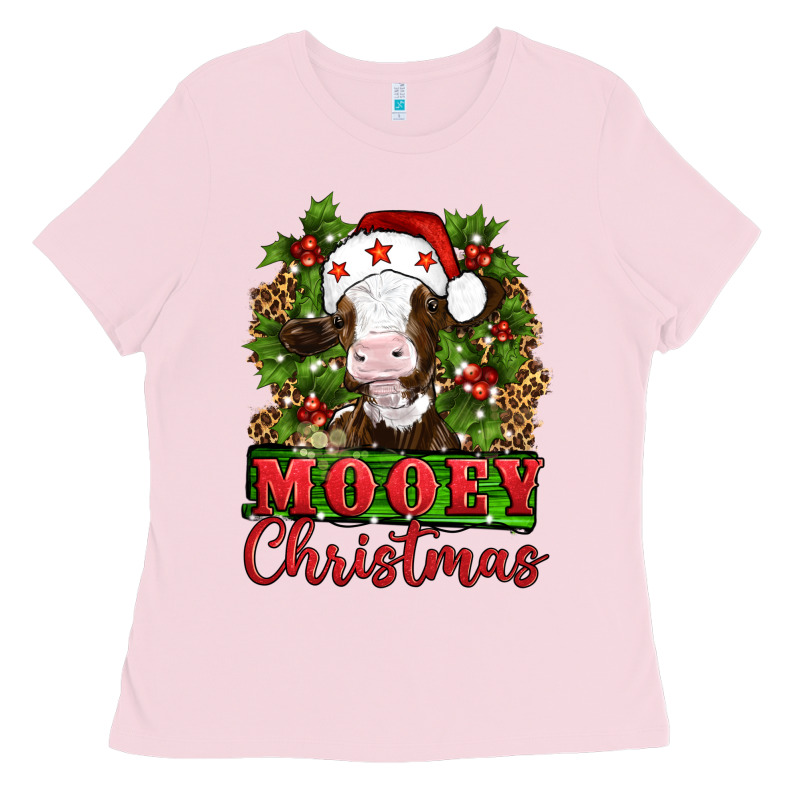 Mooey Christmas Ladies Tee by Artiststas | Teevron
