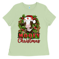 Matcha Mooey christmas Ladies Tee - Artiststas