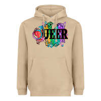 Mushroom Queer Heavyweight Hoodie - CowGirlArtShop