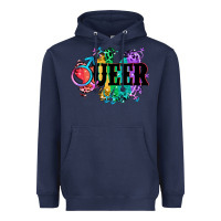 Navy Queer Heavyweight Hoodie - CowGirlArtShop