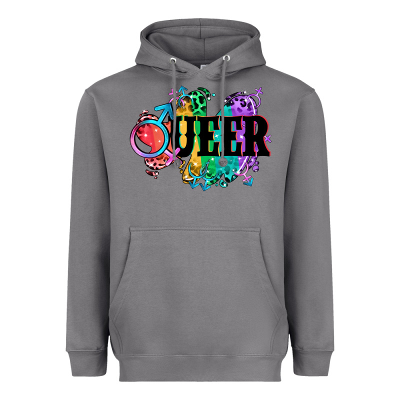 Queer Heavyweight Hoodie by CowGirlArtShop | Teevron