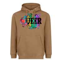 Toasted Coconut Queer Heavyweight Hoodie - CowGirlArtShop