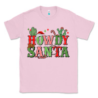 Bubblegum Pink howdy santa Classic Tee - MaliasSmallBusiness