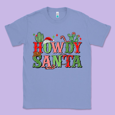 Howdy Santa Classic Tee Designed By Maliassmallbusiness