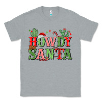 Heather Grey howdy santa Classic Tee - MaliasSmallBusiness
