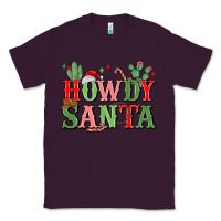 Plum howdy santa Classic Tee - MaliasSmallBusiness