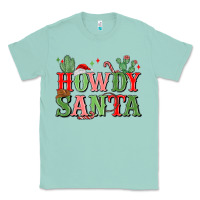 Seafoam howdy santa Classic Tee - MaliasSmallBusiness