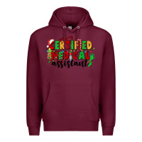 Burgundy certified medical assistant Premium Hoodie - CowGirlArtShop