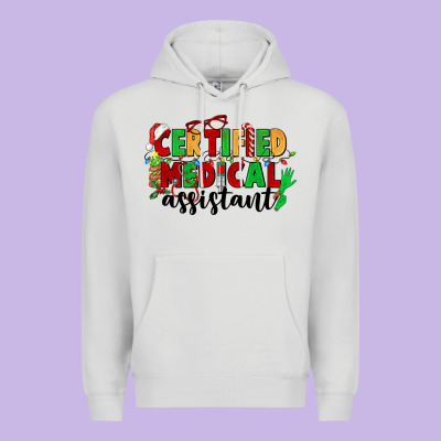 Certified Medical Assistant Premium Hoodie Designed By Cowgirlartshop
