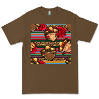 Cacao mexican gnomes seamless pattern Premium Tee - BundleAndBundleShop