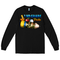 Black 2 nd grade dude Long Sleeve Tee - BundleAndBundleShop