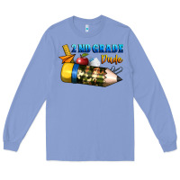 Colony Blue 2 nd grade dude Long Sleeve Tee - BundleAndBundleShop