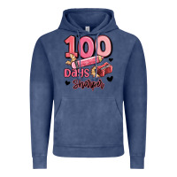 Vintage Denim 100 days sharper school Vintage Hoodie - MaliasSmallBusiness