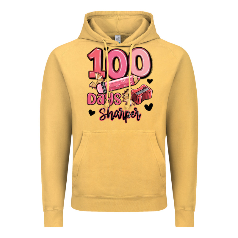 100 Days Sharper School Vintage Hoodie by MaliasSmallBusiness | Teevron