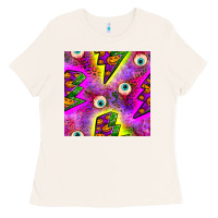 Bone halloween thunders seamless pattern Ladies Tee - BundleAndBundleShop