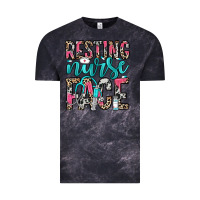 Cloud Black resting nurse face Vintage Tee - NancyCooperArtShop