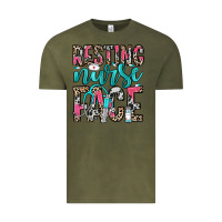 Vintage Olive resting nurse face Vintage Tee - NancyCooperArtShop