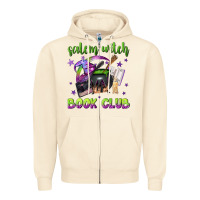 Sandshell Salem witch book club Zipper Hoodie - NancyCooperArtShop