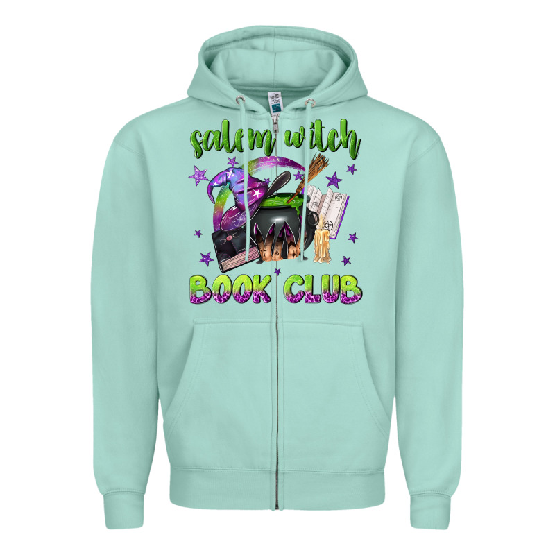 Salem Witch Book Club Zipper Hoodie by NancyCooperArtShop | Teevron