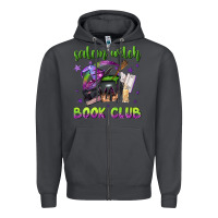 Smoke Salem witch book club Zipper Hoodie - NancyCooperArtShop
