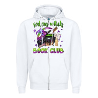 White Salem witch book club Zipper Hoodie - NancyCooperArtShop