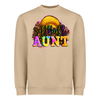 Softball Aunt Heavyweight Sweatshirt | Teevron