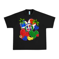 Black dominican repuclic hearts Urban Heavy Tee - NancyCooperArtShop