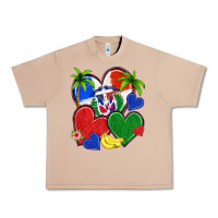 Burro dominican repuclic hearts Urban Heavy Tee - NancyCooperArtShop