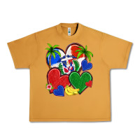 Peanut Butter dominican repuclic hearts Urban Heavy Tee - NancyCooperArtShop