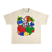 Sandshell dominican repuclic hearts Urban Heavy Tee - NancyCooperArtShop