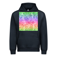 Navy watercolor rainbow tiger seamless pattern Urban Hoodie - BundleAndBundleShop