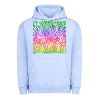 Pigment Grape Ice watercolor rainbow tiger seamless pattern Urban Hoodie - BundleAndBundleShop
