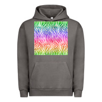Pigment Tornado watercolor rainbow tiger seamless pattern Urban Hoodie - BundleAndBundleShop