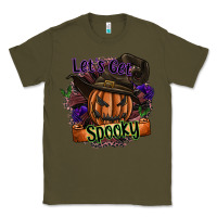 Army Green lets get spooky Classic Tee - SublimationCraftShop