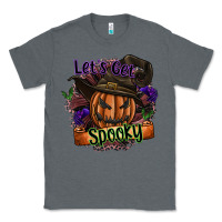 Charcoal Heather lets get spooky Classic Tee - SublimationCraftShop