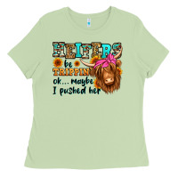 Matcha heifers be trippin ok maybe i pushed her long hair Ladies Tee - Jasminsmagicworld