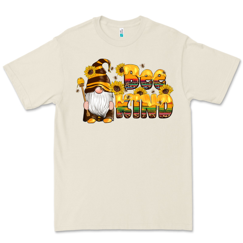 Western Bee Kind Gnomes Bee Honey Sunflowers Leopard Serape Premium Tee by Artiststas | Teevron